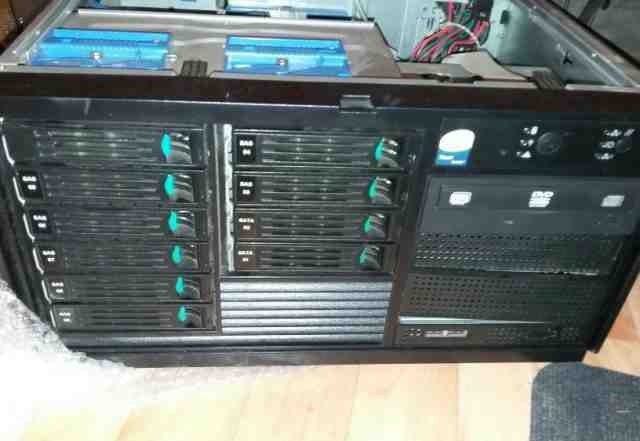 Сервер Intel SR2500allx с двумя Xenon 5