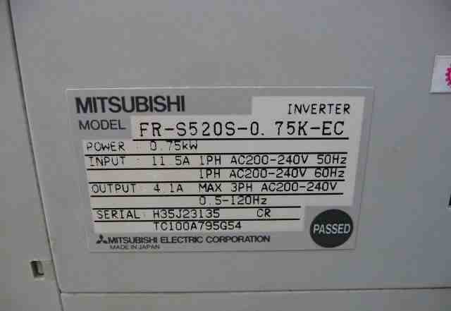 Преобразователь частоты Mitsubishi FR-S520SE/0.75