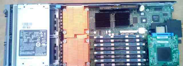 Сервер Dell PowerEdge M600 2 x Intel Xeon 40Гб озу