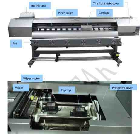 Современный экосольвентный принтер Epson DX7 новый