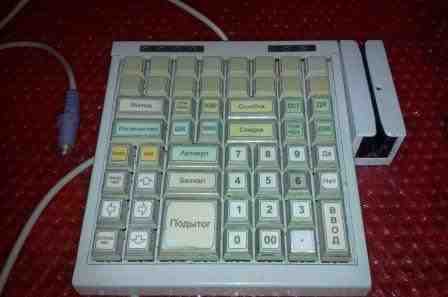 Программируемая POS-клавиатура 64 кнопки