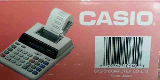 Калькулятор-кассовый аппарат Casio HR-100T