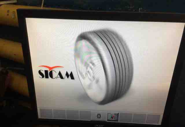 Балансировочный станок sicam SBM V80 с ЖК дисплеем