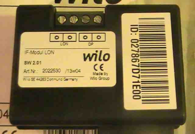 Модуль Wilo IF-модуль LON арт. 2022530