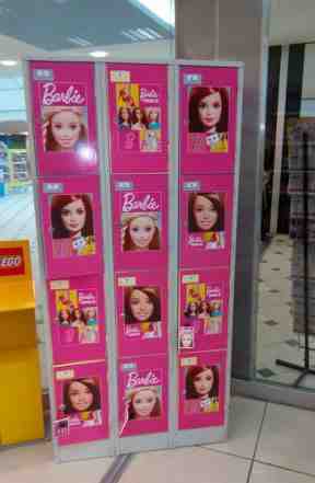 Наклейки Барби в магазин
