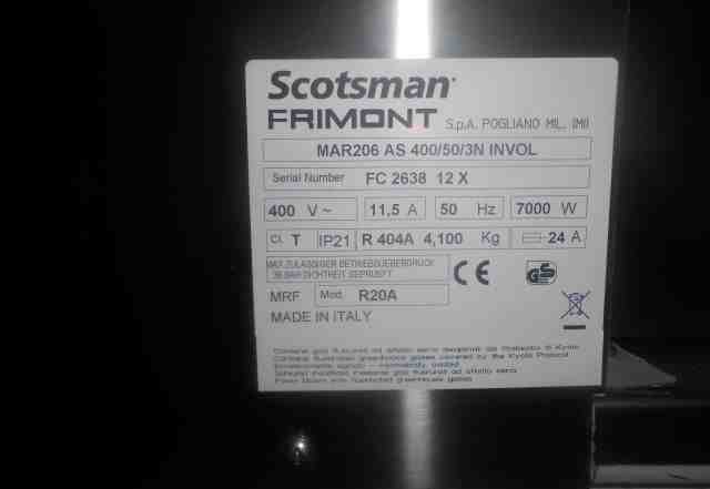  генератор чешуйчатого льда scotsman MAR 206