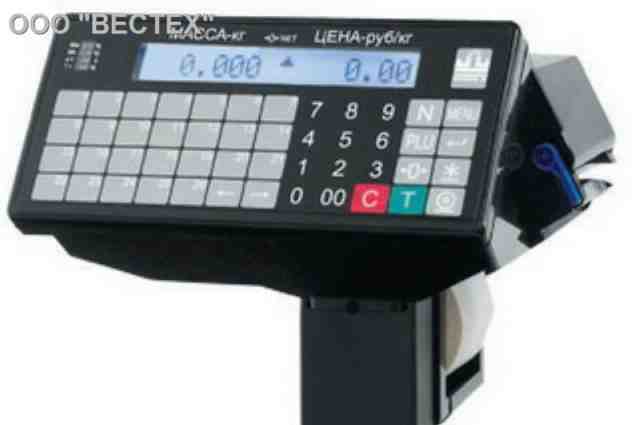 Весы электронные с печатью этикеток- индикатор вип