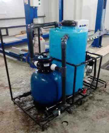 Оборудование для очистки воды автомойки арос2