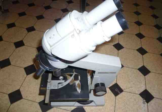 Микроскоп с насадкой Ломо ау 12