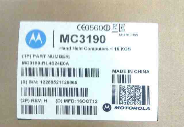 Терминал сбора данных Motorola MC3190-RL4S24E0A