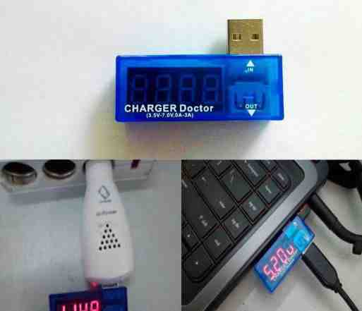 USB тестер тока и напряжения, вольтметр, амперметр