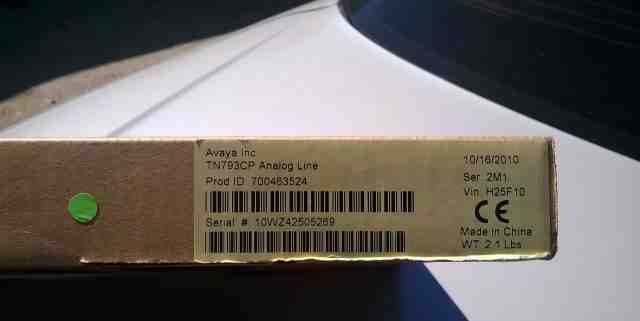 Avaya tn793cp analog line 700463524
