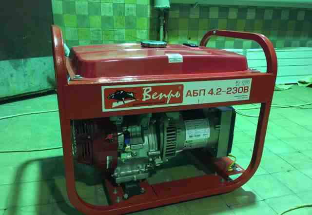  генератор бензиновый Вепрь абп 4.2-230В