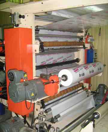 Флексографическую печатную машину, двухцветная