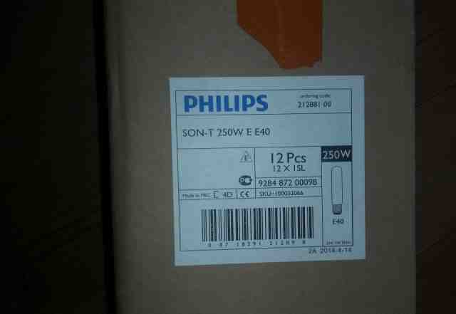 Газоразрядная натриевая лампа Philips SON-T 250W E