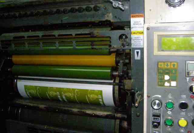 Одно красочная печатающая машина Shinohare - 52