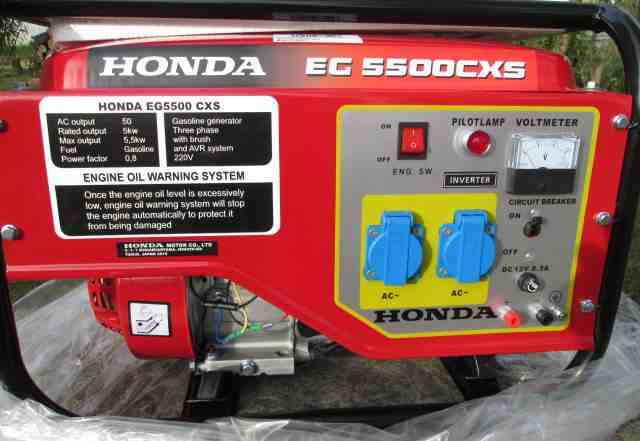 Генератор на бензине Honda EG 5500 CXS