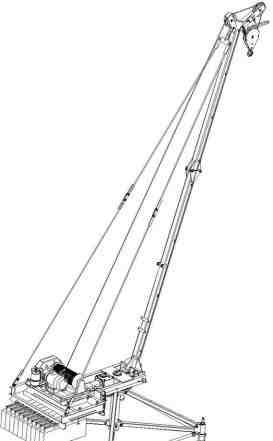 Кран стреловой поворотный ксп-1000