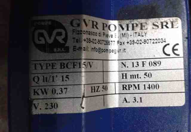 Насос для перекачки гсм, GVR pompe SRL