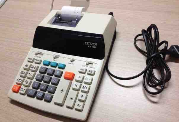 Калькулятор Citizen CX-126 II