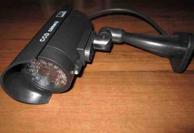 Муляж, макет камеры наблюдения со светодиодом