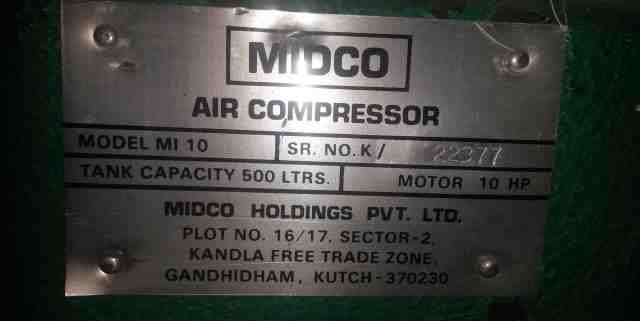 Компрессор midco-MI-10 (Индия)