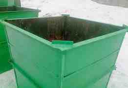 Мусорный контейнер(бак) 0.8м3 для бытового мусора